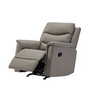 1-seater rocker motion recliner gray pu by La Spezia additional picture 9
