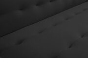 Black velvet fabric square arm sleeper sofa by La Spezia additional picture 15