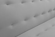 Gray velvet fabric square arm sleeper sofa by La Spezia additional picture 18