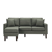 Dark gray fabric sectional sofa left hand facing by La Spezia additional picture 7