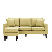 Yellow fabric sectional sofa left hand facing by La Spezia additional picture 2