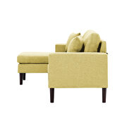 Yellow fabric sectional sofa left hand facing by La Spezia additional picture 5
