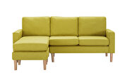 Relax lounge sectional sofa left facing yellow fabric by La Spezia additional picture 8