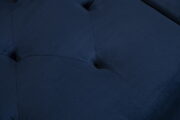 Convertible sofa bed sleeper navy blue velvet additional photo 3 of 10