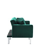 Futon sofa sleeper green velvet by La Spezia additional picture 9