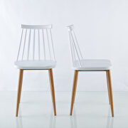 Modern white dining chair (set of 2 ) by La Spezia additional picture 6