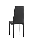 Black finish 5-piece dining table set: dining table and chair by La Spezia additional picture 10