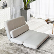 Floor chair adjustable foldable sofa bed rest room floor mattress recliner sofa and pillow additional photo 2 of 18