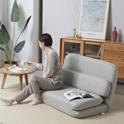 Floor chair adjustable foldable sofa bed rest room floor mattress recliner sofa and pillow by La Spezia additional picture 14
