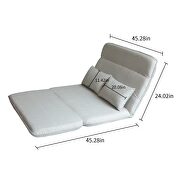 Sofa bed folding lazy sofa floor chair sofa recliner bed with pillow additional photo 2 of 8