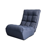 Navy single sofa, reclining japanese adjustable chair by La Spezia additional picture 2
