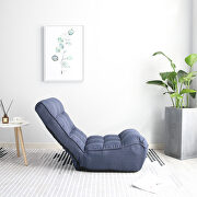 Navy single sofa, reclining japanese adjustable chair by La Spezia additional picture 12