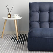 Navy single sofa, reclining japanese adjustable chair by La Spezia additional picture 13