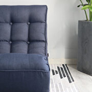 Navy single sofa, reclining japanese adjustable chair by La Spezia additional picture 14