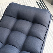 Navy single sofa, reclining japanese adjustable chair by La Spezia additional picture 15