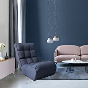 Navy single sofa, reclining japanese adjustable chair by La Spezia additional picture 5