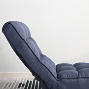 Navy single sofa, reclining japanese adjustable chair by La Spezia additional picture 7