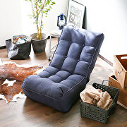 Navy single sofa, reclining japanese adjustable chair by La Spezia additional picture 9
