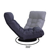 Floor navy chair single sofa reclining chair by La Spezia additional picture 5