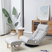 Single sofa reclining gray chair by La Spezia additional picture 15