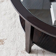 Tempered glass top black coffee table by La Spezia additional picture 7