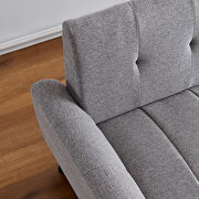 Modern gray polyester fabric sofa additional photo 5 of 7