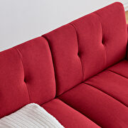 Modern red polyester fabric sofa by La Spezia additional picture 7