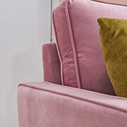 Modern pink velvet fabric sofa by La Spezia additional picture 11