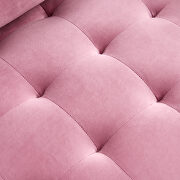 Modern pink velvet fabric sofa by La Spezia additional picture 9