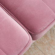 Modern pink velvet fabric sofa by La Spezia additional picture 10