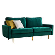 Modern emerald velvet fabric sofa by La Spezia additional picture 10