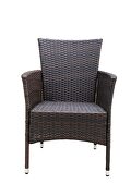 2pcs patio rattan armchair seat with removable cushions by La Spezia additional picture 3
