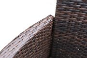 2pcs patio rattan armchair seat with removable cushions by La Spezia additional picture 7