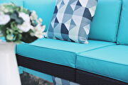 6 pcs outdoor patio pe rattan wicker sofa sectional furniture by La Spezia additional picture 15