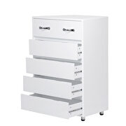 Six drawer side table in white by La Spezia additional picture 4
