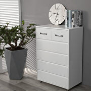 Six drawer side table in white by La Spezia additional picture 8