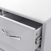 Six drawer side table in gray by La Spezia additional picture 3
