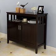 Kitchen storage sideboard cabinet in brown by La Spezia additional picture 3