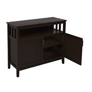 Kitchen storage sideboard cabinet in brown by La Spezia additional picture 4