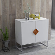 Solid wood square shape handle 2 doors sideboard by La Spezia additional picture 8