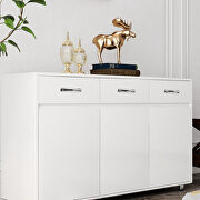 Three doors side table in white by La Spezia additional picture 3