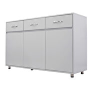 Three doors side table in gray by La Spezia additional picture 7