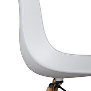 White simple fashion leisure plastic chair (set of 2) by La Spezia additional picture 13