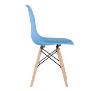 Light blue simple fashion leisure plastic chair (set of 2) by La Spezia additional picture 7