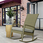Latte rattan garden rocking chair rattan chair additional photo 4 of 9