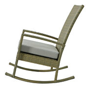 Latte rattan garden rocking chair rattan chair additional photo 5 of 9