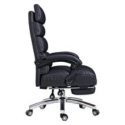 Black high quality pu leather high back adjustable desk chair by La Spezia additional picture 6