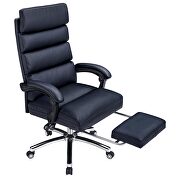 Black high quality pu leather high back adjustable desk chair by La Spezia additional picture 7