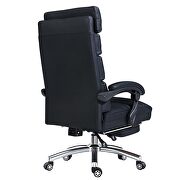 Black high quality pu leather high back adjustable desk chair by La Spezia additional picture 8