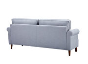 3p-seater light gray linen sofa by La Spezia additional picture 9